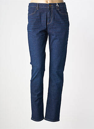 Jeans coupe slim tissage brut taille normale bleu KANOPE femme