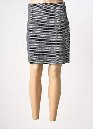Jupe courte coupe droite noir MADEMOISELLE YEYE femme