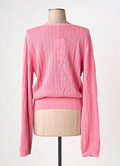 Gilet manches longues rose BLUTSGESCHWISTER femme seconde vue