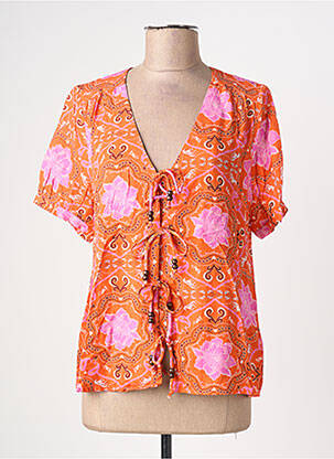 Chemisier orange LA PETITE ETOILE femme