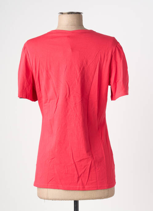 T-shirt stretch manches courtes rouge BLUTSGESCHWISTER femme