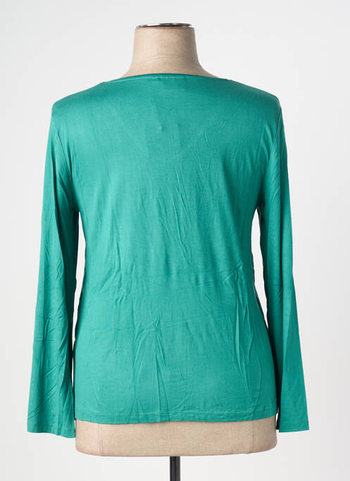 T-shirt col v manches longues vert LA FIANCÉE femme