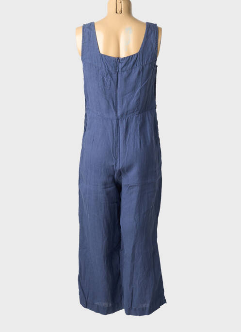 Combi-pantalon tissage crêpe sans manche bleu WHITE STUFF femme