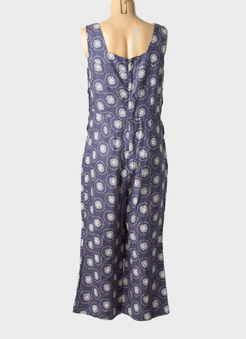 Combi-pantalon poches sans manche bleu WHITE SAND femme