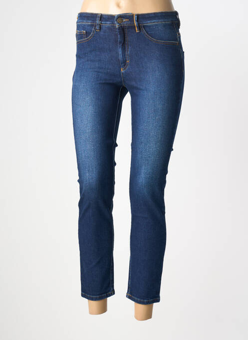Jeans coupe slim stretch taille normale bleu 10245001 femme