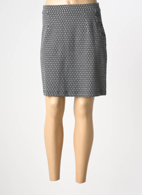 Jupe courte coupe droite noir MADEMOISELLE YEYE femme