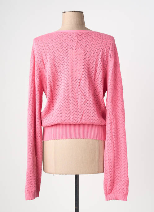 Gilet manches longues rose BLUTSGESCHWISTER femme