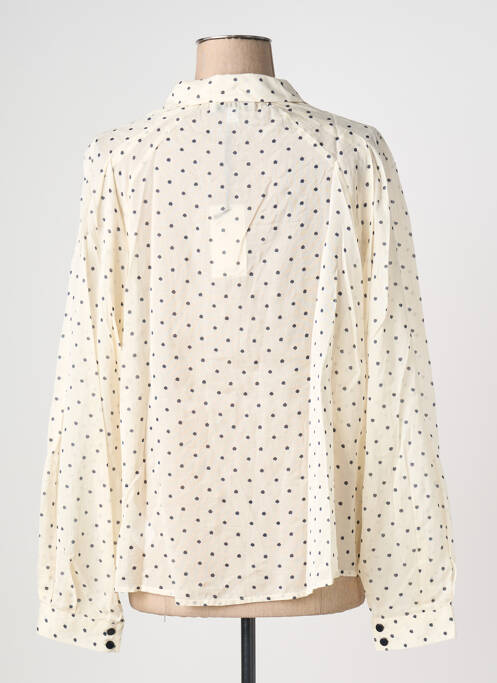 Chemisier beige EMILYANDFIN femme