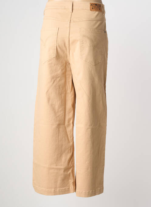 Jeans coupe large beige BLUTSGESCHWISTER femme