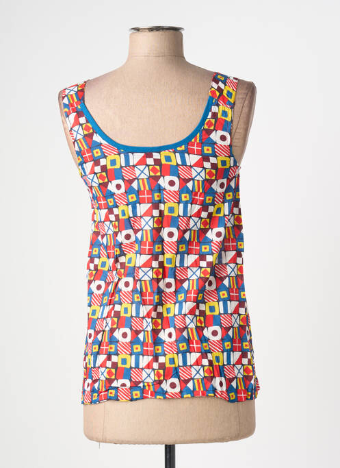 Top rouge MOUSQUETON femme