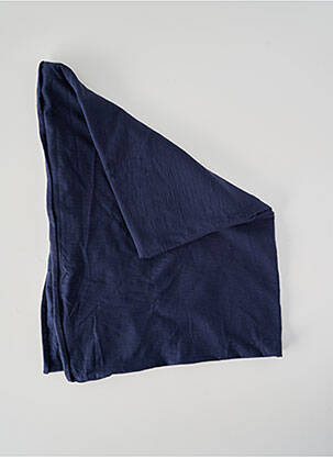 Foulard coutures renforcées bleu MOUSQUETON femme