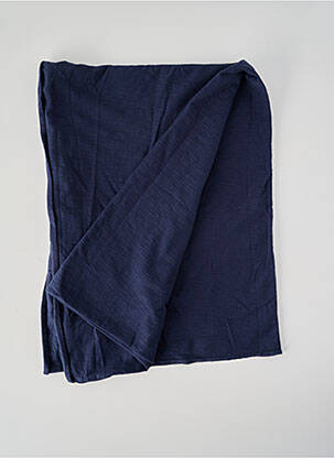 Foulard coutures renforcées bleu MOUSQUETON femme