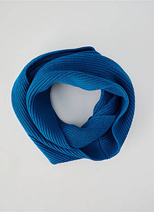 Col / tour de cou stretch bleu MOUSQUETON femme