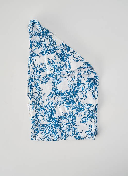 Foulard bleu MOUSQUETON femme