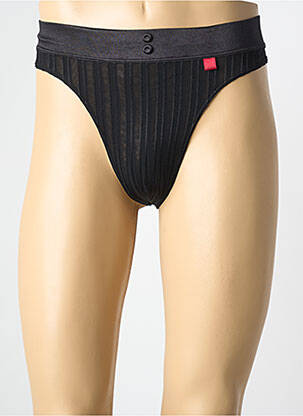String imprimé fantaisie noir HOM homme