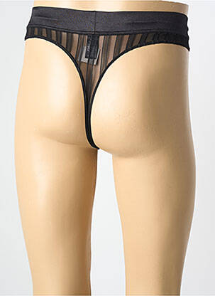 String imprimé fantaisie noir HOM homme