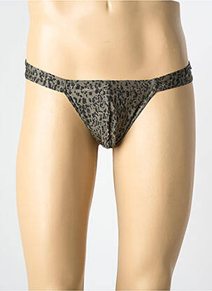 String imprimé fantaisie vert HOM homme