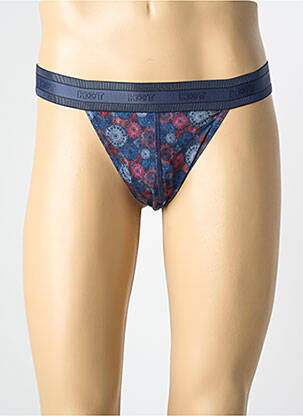 String imprimé fantaisie bleu HOT IMPETUS homme