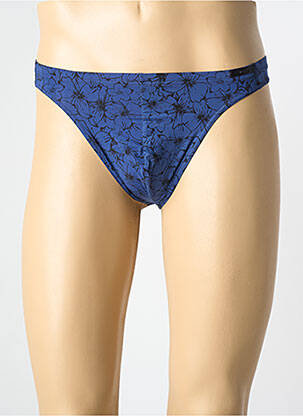 String imprimé fantaisie bleu HOM homme