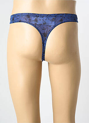 String imprimé fantaisie bleu HOM homme