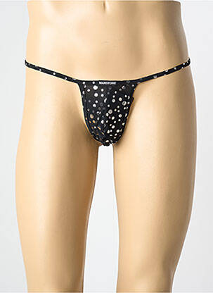 String imprimé fantaisie noir MANSTORE homme