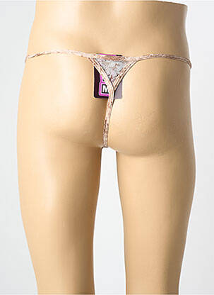String effet matière satinée beige MANSTORE homme