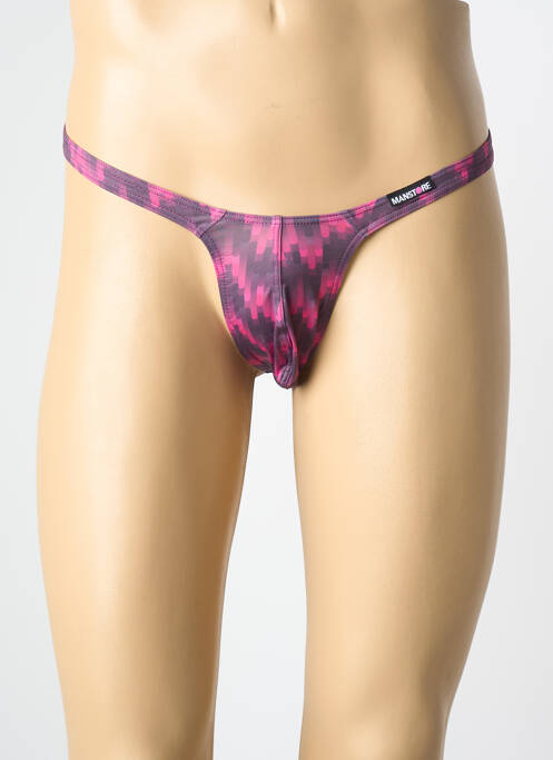 String imprimé fantaisie rose MANSTORE homme