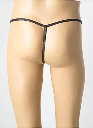 String imprimé fantaisie marron MANSTORE homme