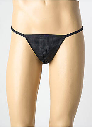 String imprimé fantaisie noir HOM homme