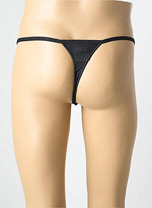 String imprimé fantaisie noir HOM homme