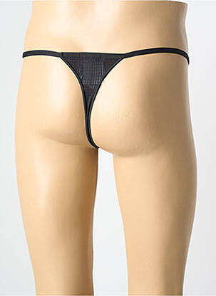String imprimé fantaisie noir HOM homme