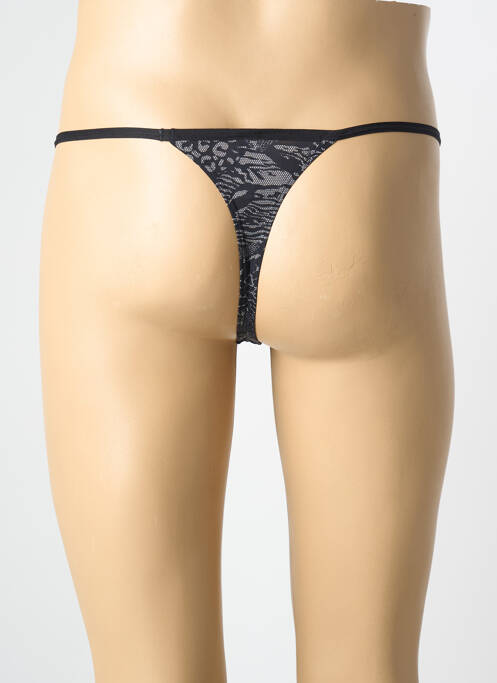 String imprimé fantaisie noir HOM homme