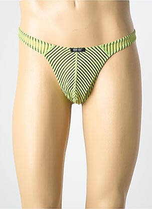 String imprimé fantaisie vert BODY ART homme