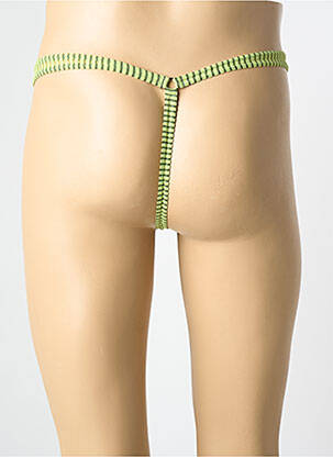 String imprimé fantaisie vert BODY ART homme