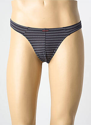 String imprimé fantaisie noir OLAF BENZ homme