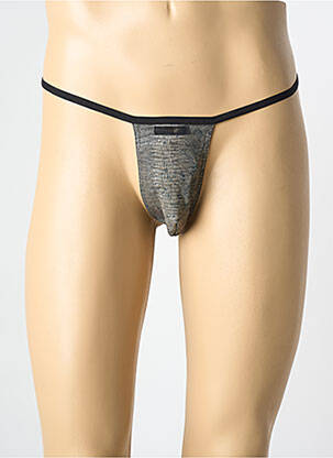 String imprimé fantaisie gris BODYART homme