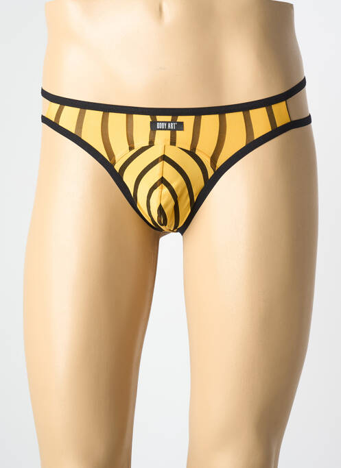 String imprimé fantaisie jaune BODYART homme