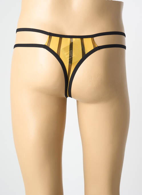 String imprimé fantaisie jaune BODYART homme