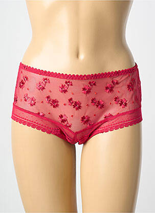 Shorty légère et transparente rouge PRIMA DONNA femme