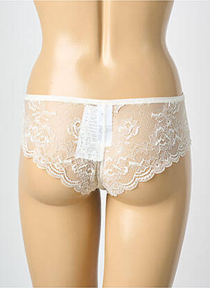 Shorty effet matière satinée blanc ROSA FAIA femme