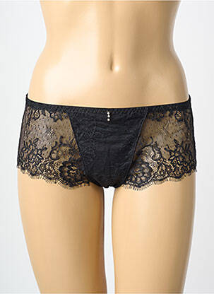Shorty tissage dentelle noir PIEGE femme