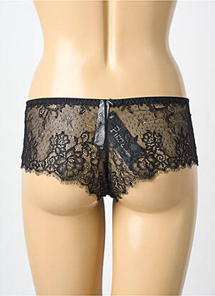 Shorty tissage dentelle noir PIEGE femme
