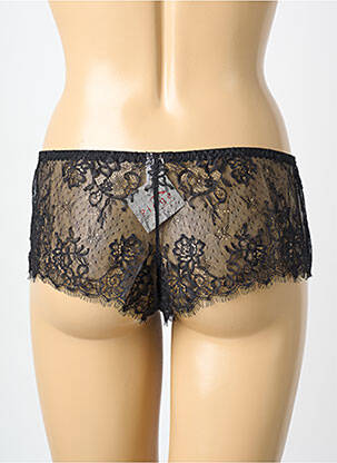 Shorty tissage dentelle noir PIEGE femme