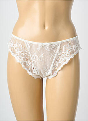 String tissage dentelle blanc MILLESIA femme