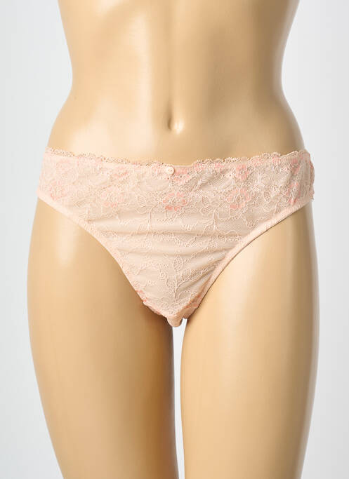 Culotte tissage dentelle rose ESPRIT femme