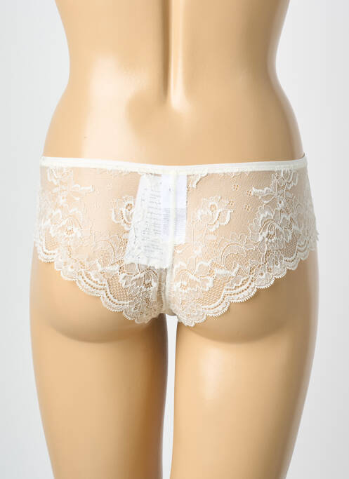 Shorty effet matière satinée blanc ROSA FAIA femme