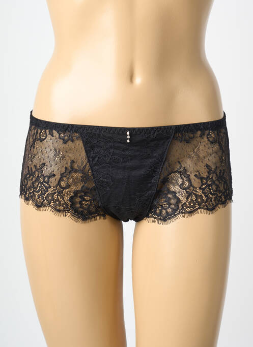 Shorty tissage dentelle noir PIEGE femme