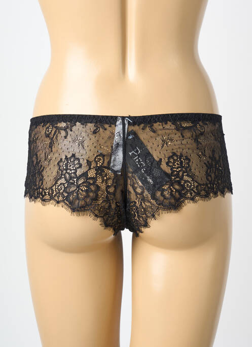 Shorty tissage dentelle noir PIEGE femme
