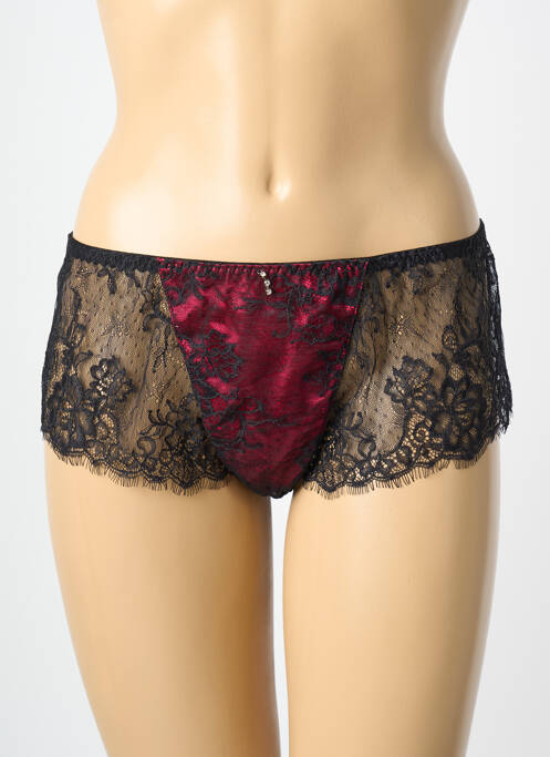 Shorty tissage dentelle noir PIEGE femme
