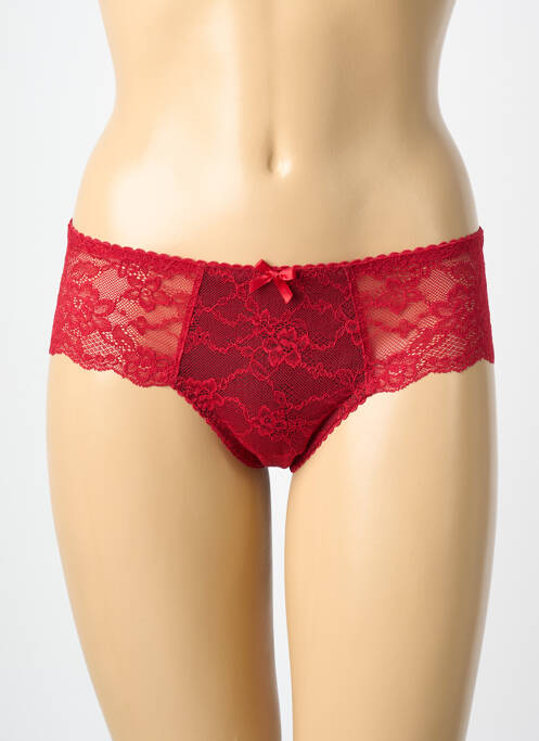 Culotte tissage dentelle rouge ROSA FAIA femme